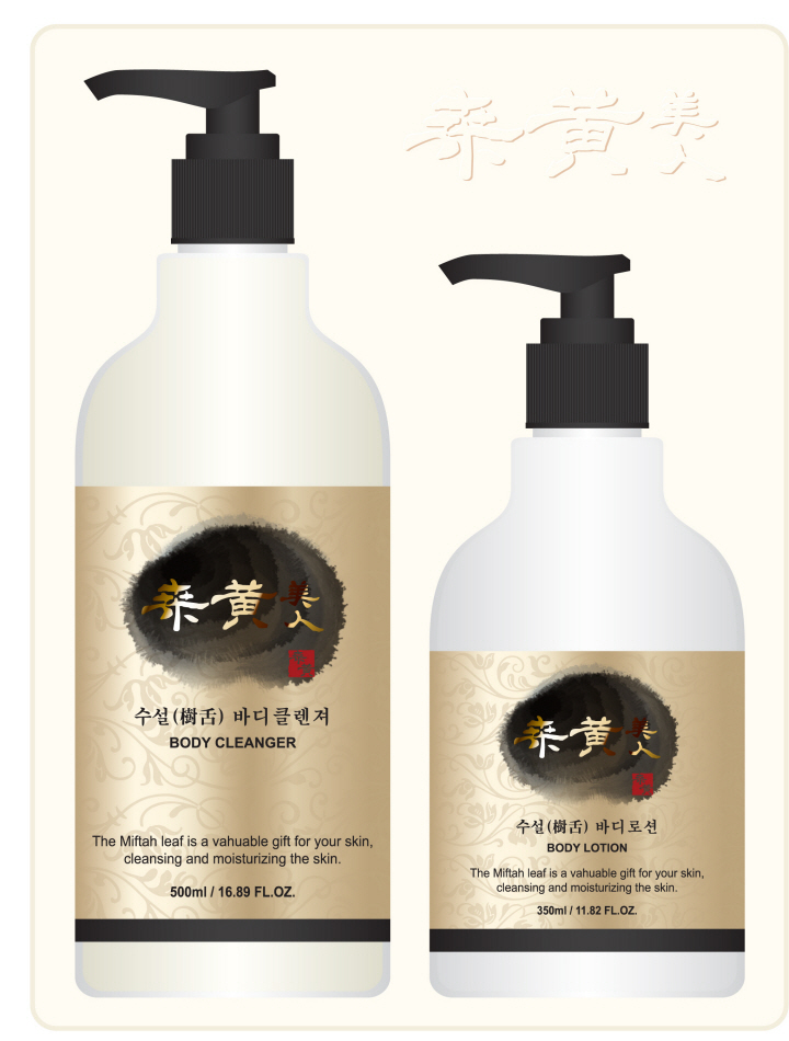 Soosul aging picking body cleanser and lot... Made in Korea